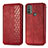 Handytasche Stand Schutzhülle Flip Leder Hülle S01D für Motorola Moto E20 Rot