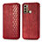 Handytasche Stand Schutzhülle Flip Leder Hülle S01D für Motorola Moto G40 Fusion Rot