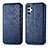 Handytasche Stand Schutzhülle Flip Leder Hülle S01D für Samsung Galaxy A13 4G Blau