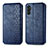 Handytasche Stand Schutzhülle Flip Leder Hülle S01D für Samsung Galaxy A13 5G Blau