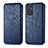 Handytasche Stand Schutzhülle Flip Leder Hülle S01D für Samsung Galaxy A15 4G Blau