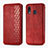 Handytasche Stand Schutzhülle Flip Leder Hülle S01D für Samsung Galaxy A20 Rot