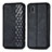 Handytasche Stand Schutzhülle Flip Leder Hülle S01D für Samsung Galaxy A20 SC-02M SCV46 Schwarz