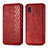 Handytasche Stand Schutzhülle Flip Leder Hülle S01D für Samsung Galaxy A21 SC-42A Rot