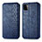 Handytasche Stand Schutzhülle Flip Leder Hülle S01D für Samsung Galaxy A22s 5G Blau