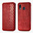 Handytasche Stand Schutzhülle Flip Leder Hülle S01D für Samsung Galaxy A30 Rot
