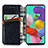 Handytasche Stand Schutzhülle Flip Leder Hülle S01D für Samsung Galaxy A71 4G A715