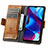 Handytasche Stand Schutzhülle Flip Leder Hülle S02D für Motorola Moto G Pure