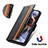 Handytasche Stand Schutzhülle Flip Leder Hülle S02D für Motorola Moto G41