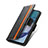 Handytasche Stand Schutzhülle Flip Leder Hülle S02D für Motorola Moto G53j 5G