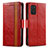 Handytasche Stand Schutzhülle Flip Leder Hülle S02D für Nokia G100 Rot