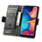 Handytasche Stand Schutzhülle Flip Leder Hülle S02D für Samsung Galaxy A20e