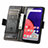 Handytasche Stand Schutzhülle Flip Leder Hülle S02D für Samsung Galaxy A22 5G SC-56B