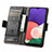 Handytasche Stand Schutzhülle Flip Leder Hülle S02D für Samsung Galaxy A22s 5G