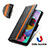 Handytasche Stand Schutzhülle Flip Leder Hülle S02D für Samsung Galaxy A71 4G A715