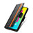 Handytasche Stand Schutzhülle Flip Leder Hülle S02D für Samsung Galaxy M21