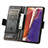 Handytasche Stand Schutzhülle Flip Leder Hülle S02D für Samsung Galaxy Note 20 5G