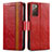 Handytasche Stand Schutzhülle Flip Leder Hülle S02D für Samsung Galaxy S20 FE 4G Rot