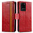 Handytasche Stand Schutzhülle Flip Leder Hülle S02D für Samsung Galaxy S20 Ultra 5G Rot