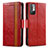 Handytasche Stand Schutzhülle Flip Leder Hülle S02D für Xiaomi POCO M3 Pro 5G Rot