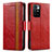 Handytasche Stand Schutzhülle Flip Leder Hülle S02D für Xiaomi Redmi Note 11 4G (2021) Rot
