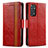 Handytasche Stand Schutzhülle Flip Leder Hülle S02D für Xiaomi Redmi Note 11 Pro 4G Rot