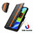 Handytasche Stand Schutzhülle Flip Leder Hülle S02D für Xiaomi Redmi Note 9