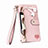 Handytasche Stand Schutzhülle Flip Leder Hülle S03D für Apple iPhone 13 Pro Rosa