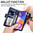 Handytasche Stand Schutzhülle Flip Leder Hülle S03D für Samsung Galaxy A23 4G