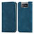 Handytasche Stand Schutzhülle Flip Leder Hülle S04D für Asus ZenFone 8 Flip ZS672KS Blau