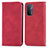 Handytasche Stand Schutzhülle Flip Leder Hülle S04D für Oppo A54 5G Rot