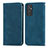 Handytasche Stand Schutzhülle Flip Leder Hülle S04D für Samsung Galaxy A15 4G Blau