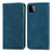 Handytasche Stand Schutzhülle Flip Leder Hülle S04D für Samsung Galaxy A22 5G Blau