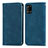 Handytasche Stand Schutzhülle Flip Leder Hülle S04D für Samsung Galaxy A31 Blau