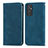 Handytasche Stand Schutzhülle Flip Leder Hülle S04D für Samsung Galaxy A34 5G Blau