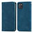 Handytasche Stand Schutzhülle Flip Leder Hülle S04D für Samsung Galaxy Note 10 Lite Blau