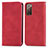 Handytasche Stand Schutzhülle Flip Leder Hülle S04D für Samsung Galaxy S20 FE 4G Rot