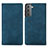 Handytasche Stand Schutzhülle Flip Leder Hülle S04D für Samsung Galaxy S21 FE 5G Blau