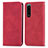 Handytasche Stand Schutzhülle Flip Leder Hülle S04D für Sony Xperia 5 III SO-53B Rot
