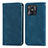 Handytasche Stand Schutzhülle Flip Leder Hülle S04D für Xiaomi Redmi 10 India Blau
