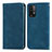 Handytasche Stand Schutzhülle Flip Leder Hülle S04D für Xiaomi Redmi Note 9 4G Blau