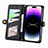 Handytasche Stand Schutzhülle Flip Leder Hülle S05D für Apple iPhone 14 Plus