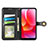 Handytasche Stand Schutzhülle Flip Leder Hülle S05D für Motorola Moto G Play Gen 2