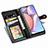 Handytasche Stand Schutzhülle Flip Leder Hülle S05D für Samsung Galaxy A10s