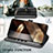 Handytasche Stand Schutzhülle Flip Leder Hülle S05D für Samsung Galaxy A15 4G