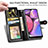 Handytasche Stand Schutzhülle Flip Leder Hülle S05D für Samsung Galaxy A20s