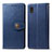 Handytasche Stand Schutzhülle Flip Leder Hülle S05D für Samsung Galaxy A21 SC-42A Blau