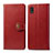 Handytasche Stand Schutzhülle Flip Leder Hülle S05D für Samsung Galaxy A21 SC-42A Rot