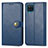 Handytasche Stand Schutzhülle Flip Leder Hülle S05D für Samsung Galaxy M12 Blau