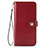 Handytasche Stand Schutzhülle Flip Leder Hülle S05D für Samsung Galaxy S21 Ultra 5G Rot